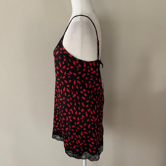 NWT! INC Lace-Trim Printed Chemise Night Gown - Picture 5 of 7